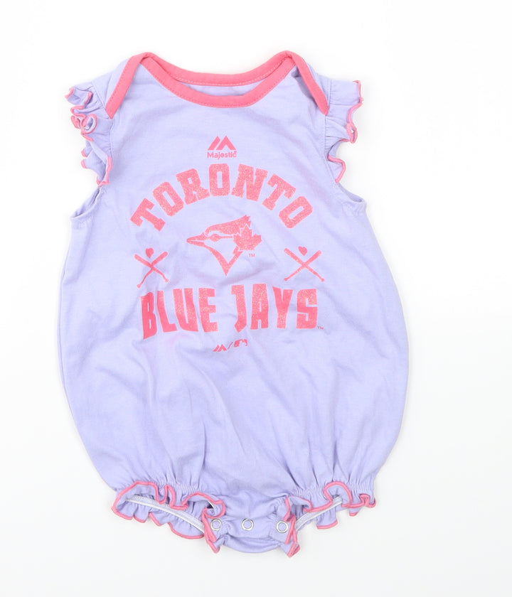 Majestic Girls Purple Babygrow One-Piece Size 18 Months