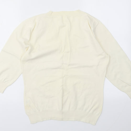 Preworn Womens Ivory   Pullover Jumper Size M