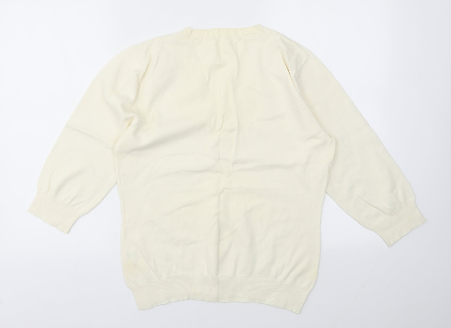 Preworn Womens Ivory   Pullover Jumper Size M