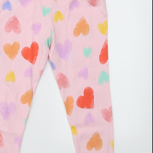 F&F Girls Multicoloured Spotted  Jogger Trousers Size 4-5 Years - PJS