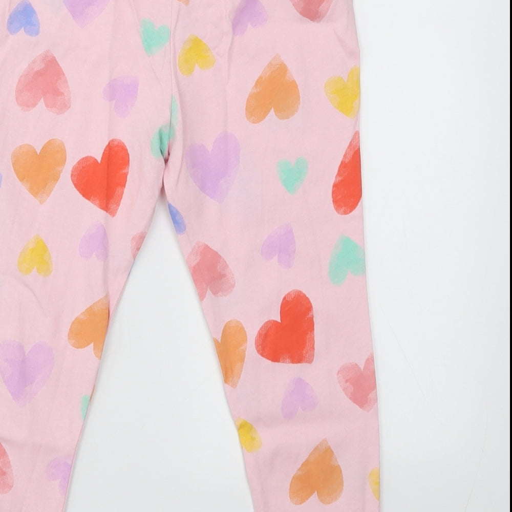 F&F Girls Multicoloured Spotted  Jogger Trousers Size 4-5 Years - PJS