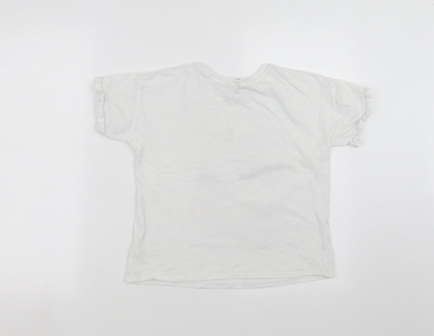 George Girls White   Basic T-Shirt Size 11-12 Years  - girl