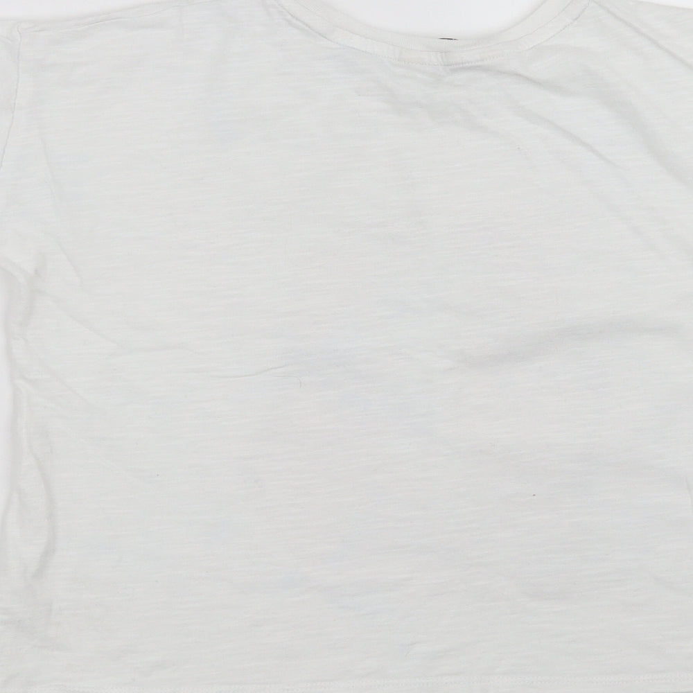 George Girls White   Basic T-Shirt Size 11-12 Years  - girl
