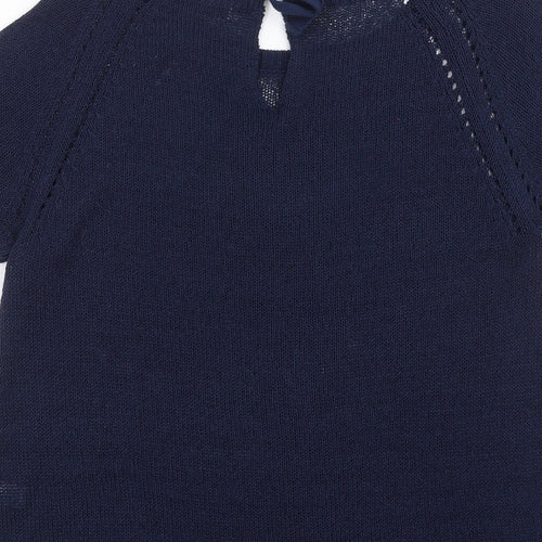 TU Womens Blue  Knit Pullover Jumper Size 16
