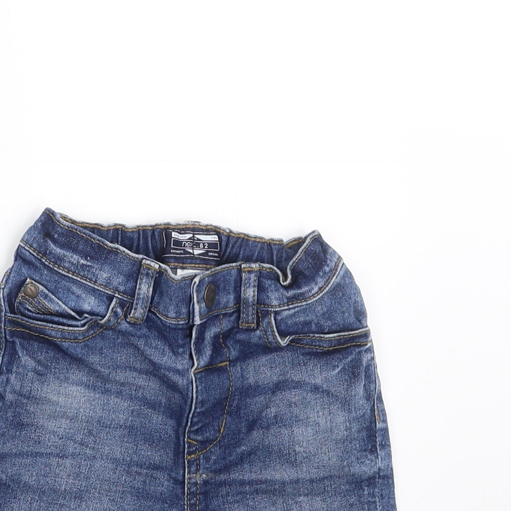 NEXT Baby Blue  Denim  Trousers Size 12-18 Months  - shorts