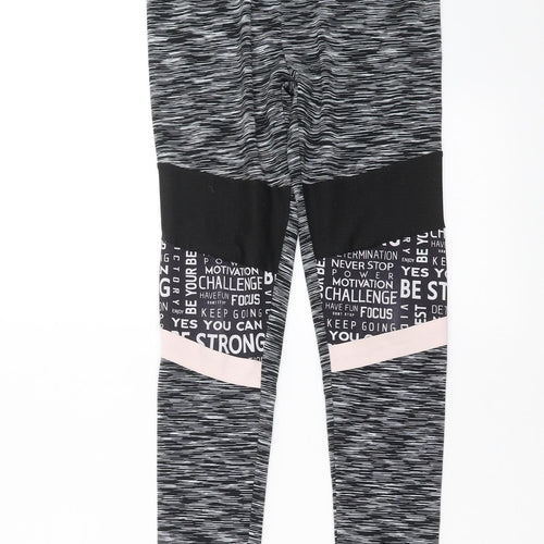 Primark Girls Black   Carrot Trousers Size 12-13 Years - sports leggings