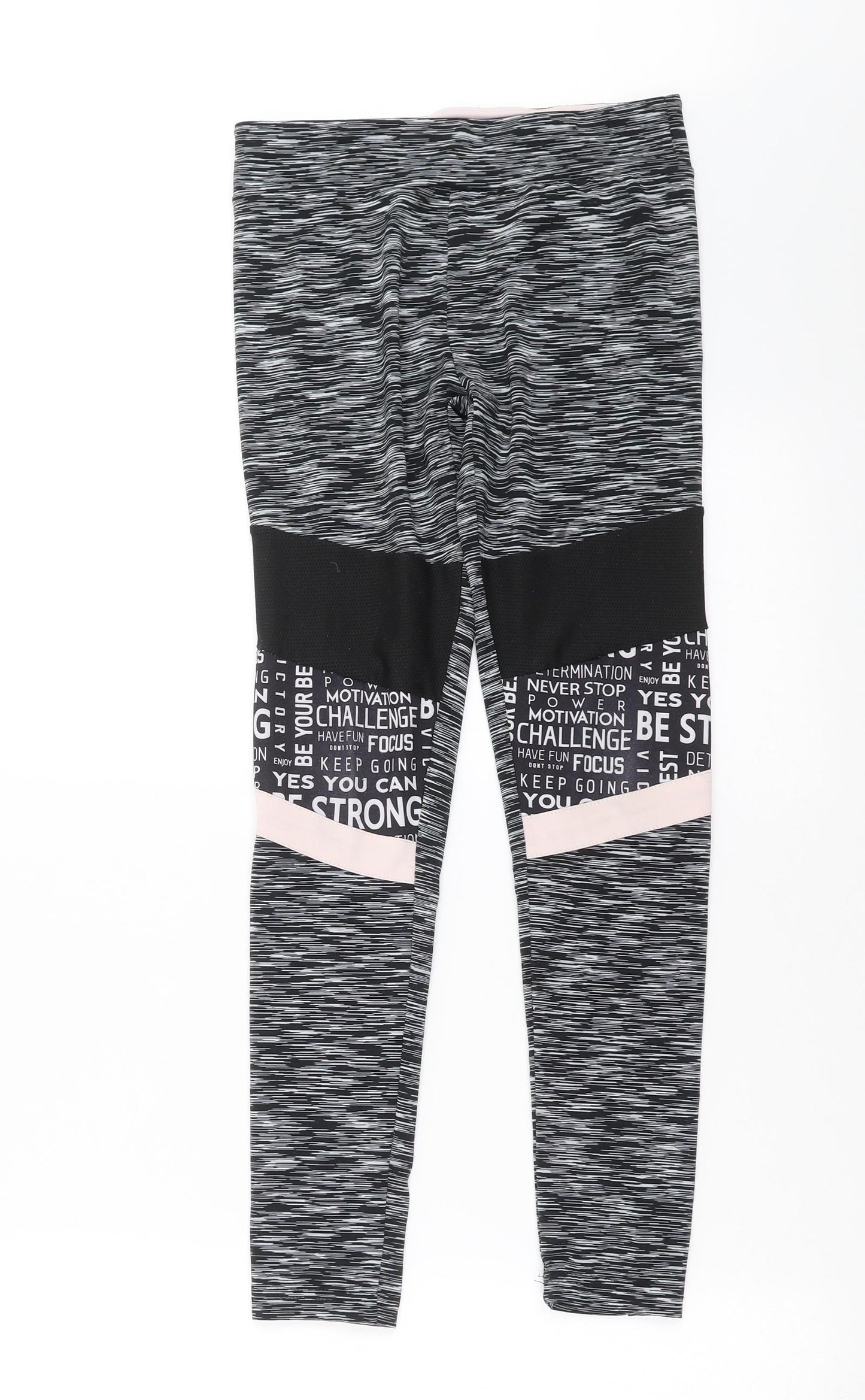 Primark Girls Black   Carrot Trousers Size 12-13 Years - sports leggings
