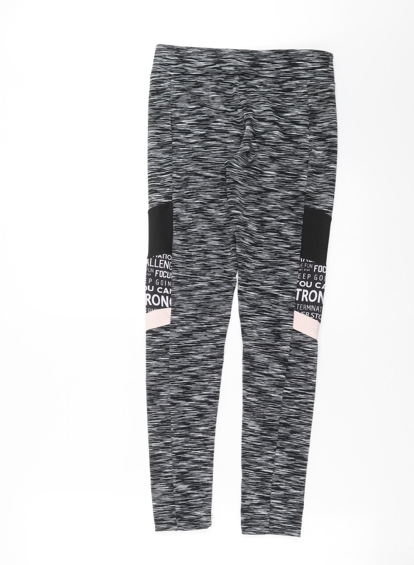 Primark Girls Black   Carrot Trousers Size 12-13 Years - sports leggings