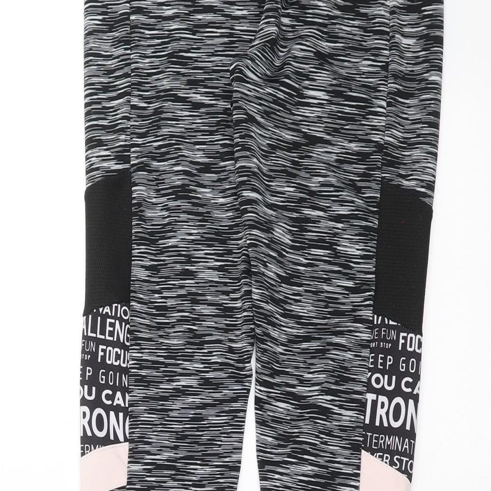 Primark Girls Black   Carrot Trousers Size 12-13 Years - sports leggings