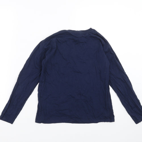 George Girls Blue   Basic T-Shirt Size 10-11 Years  - #tiana