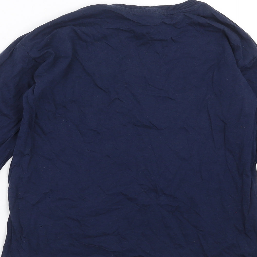 George Girls Blue   Basic T-Shirt Size 10-11 Years  - #tiana
