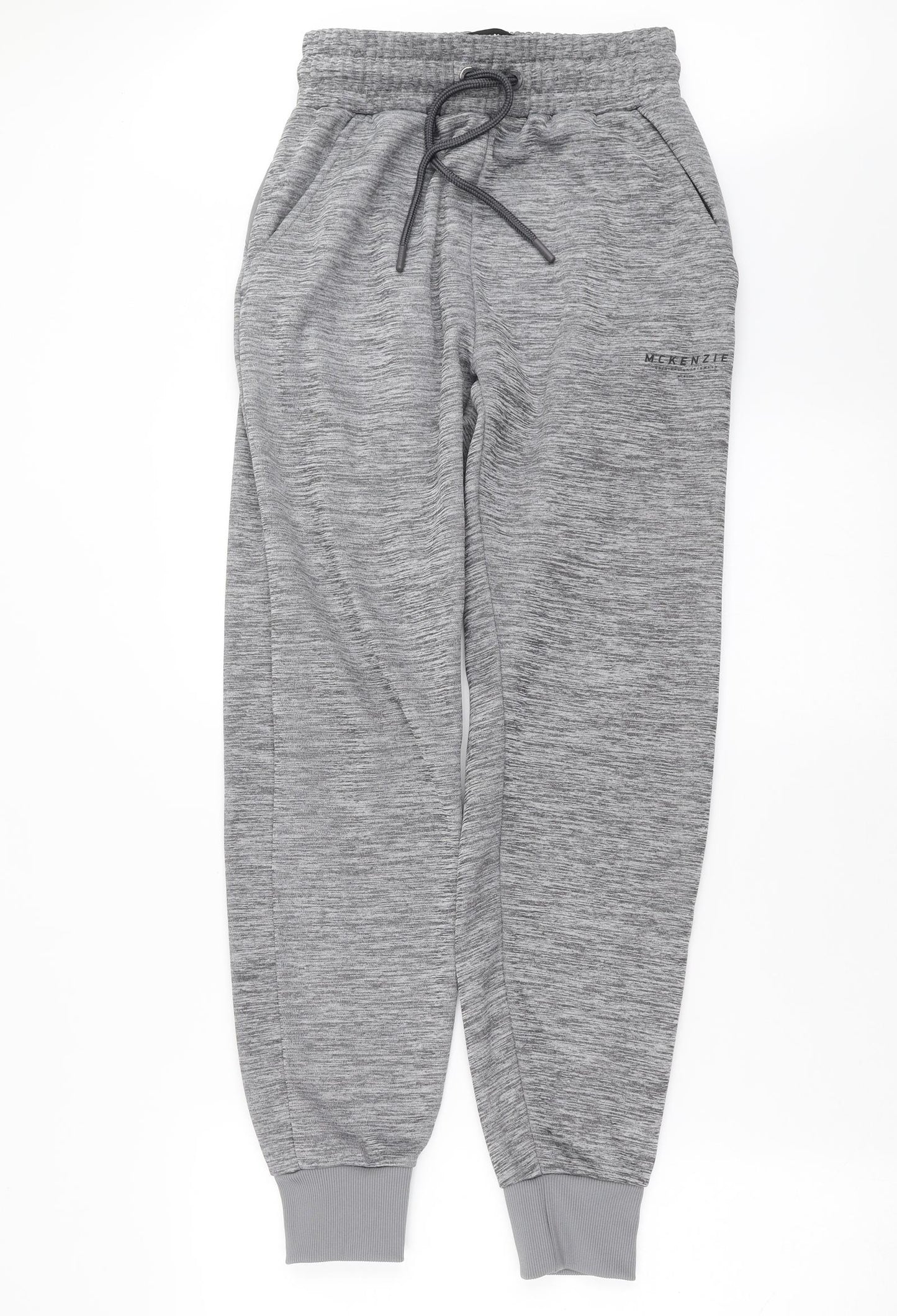 McKenzie Mens Grey   Jogger Trousers Size S L29 in