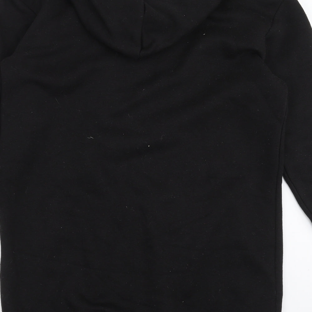 Boohoo Womens Black   Pullover Hoodie Size S