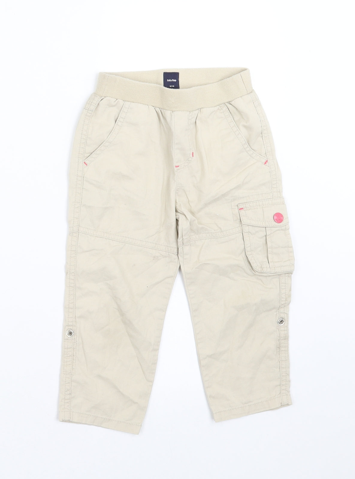 Gap Girls Beige   Cargo Trousers Size 3 Years
