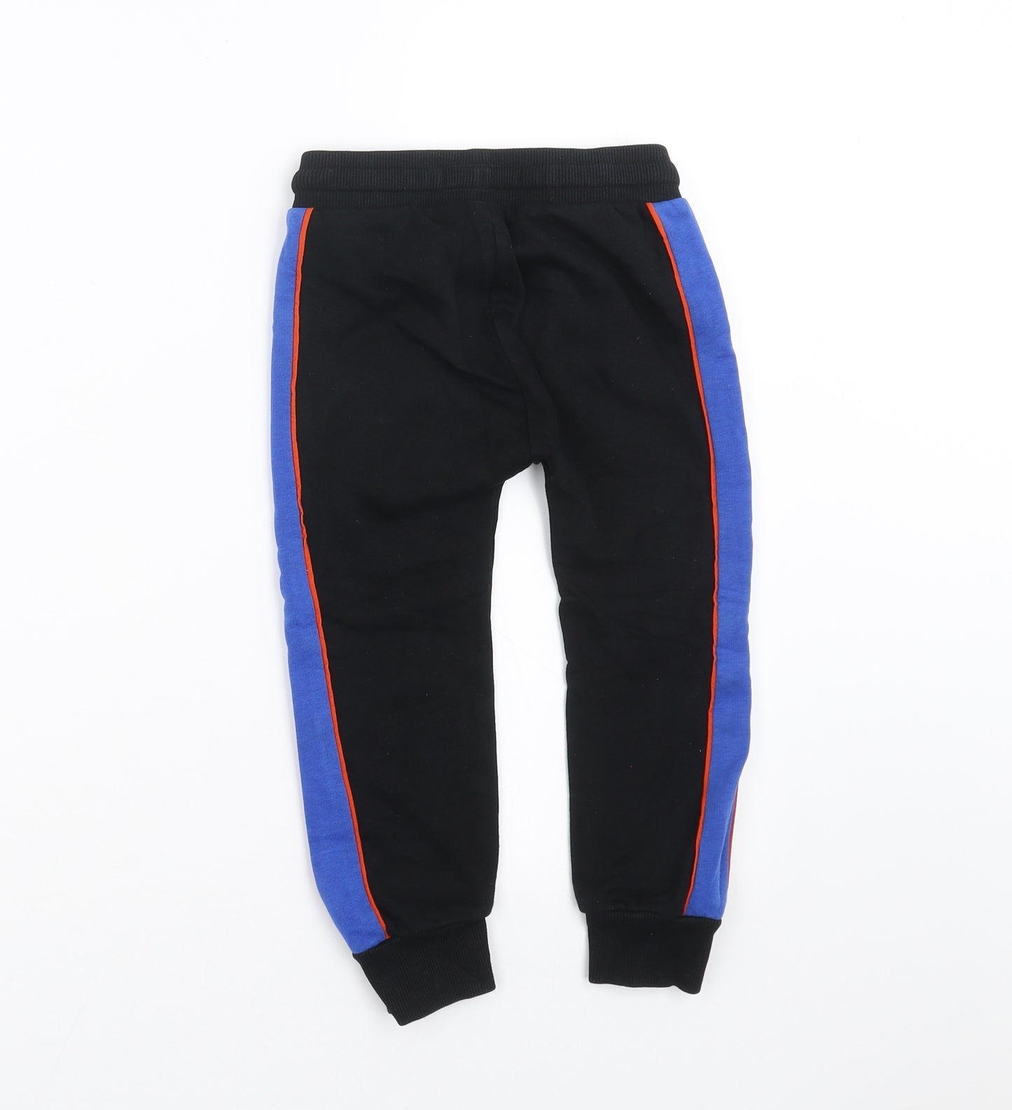 NEXT Boys Black   Jogger Trousers Size 3-4 Years - Side Stripe
