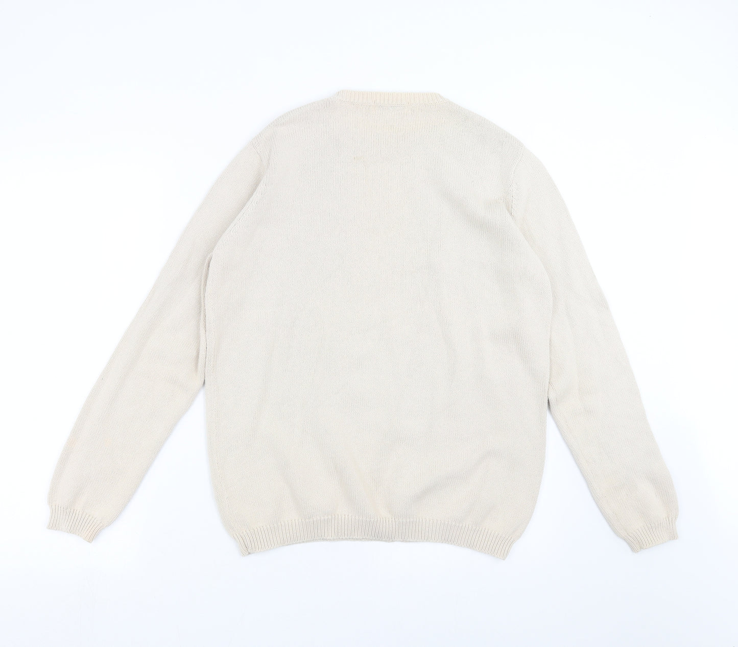 Essentials Womens Beige  Knit Pullover Jumper Size 14