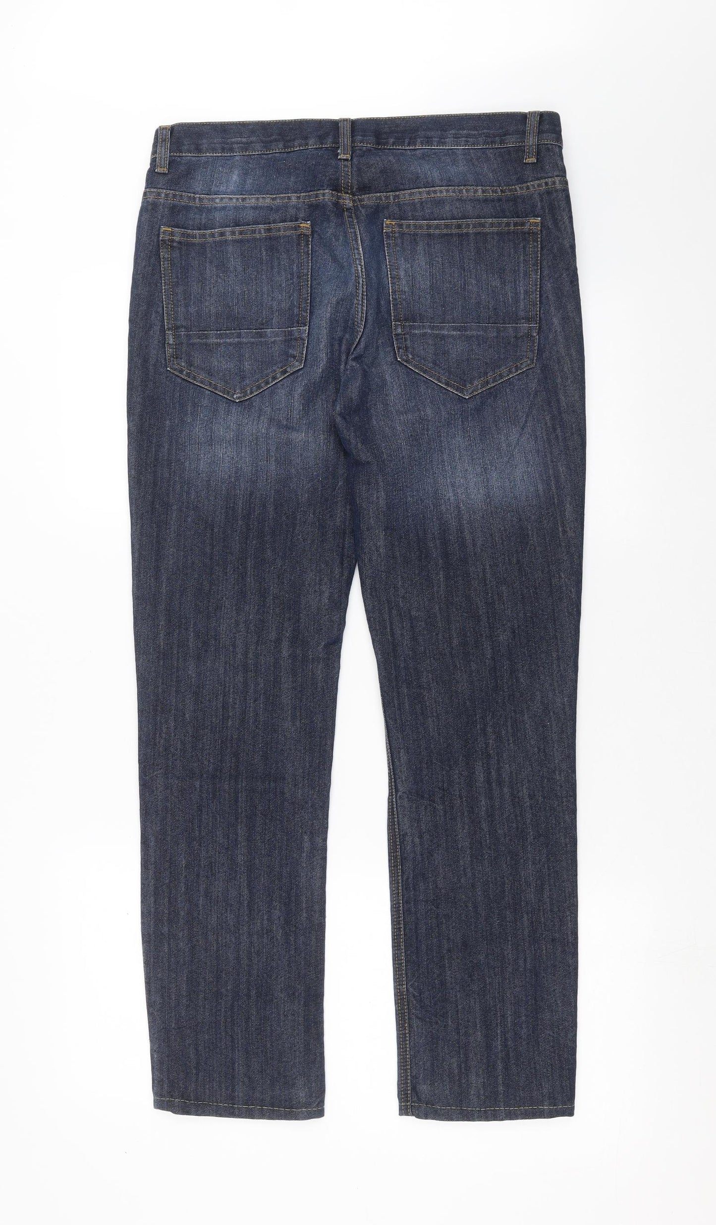Primark Mens Blue  Denim Straight Jeans Size 32 in L29 in