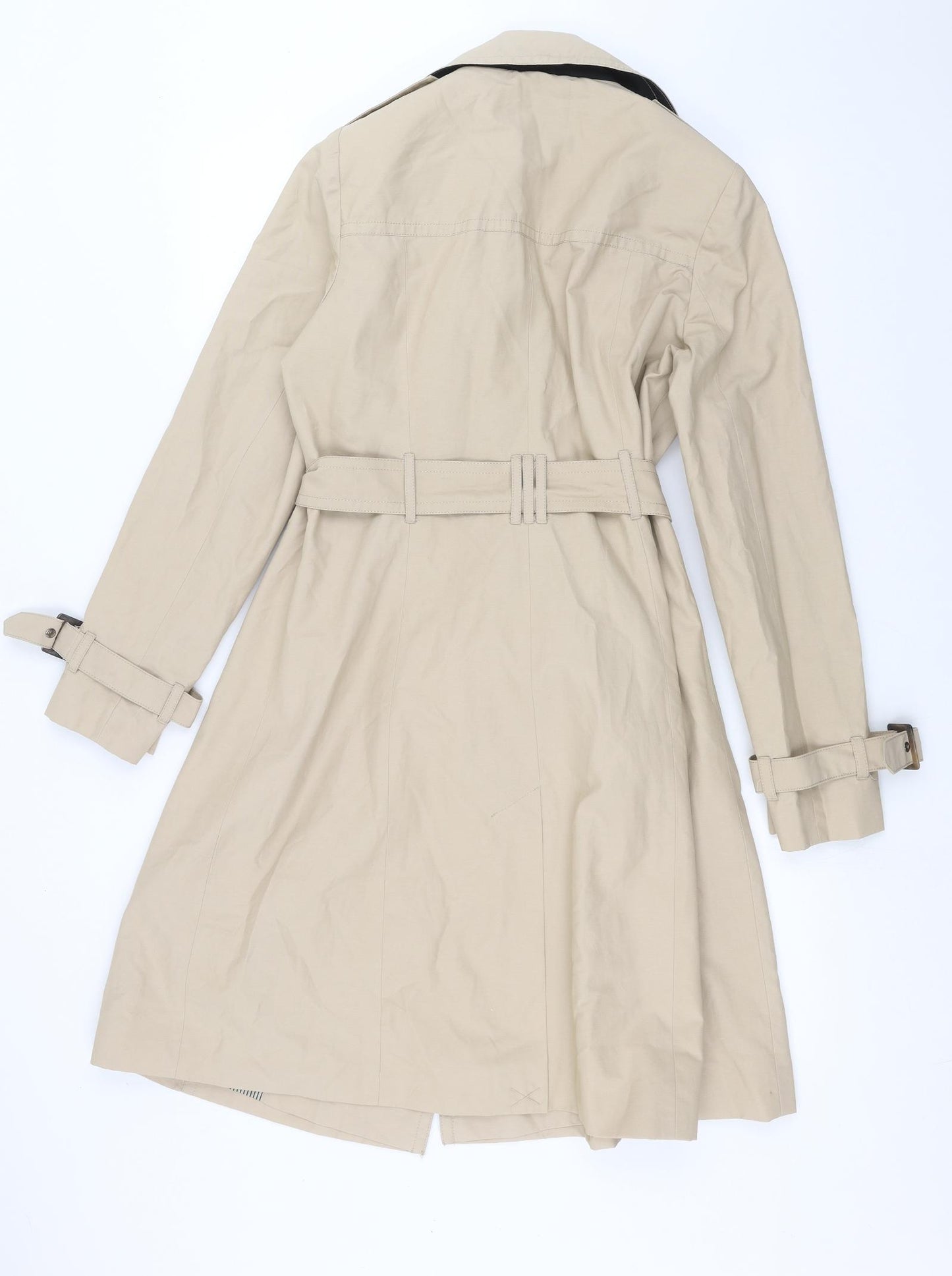 Papaya Womens Beige   Trench Coat Coat Size 12