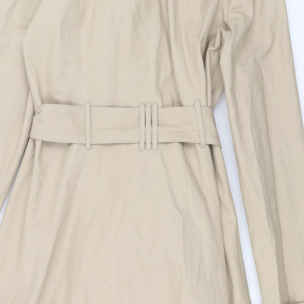 Papaya Womens Beige   Trench Coat Coat Size 12
