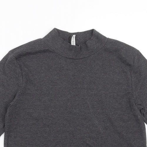 Divided by H&M Womens Grey   Basic T-Shirt Size M