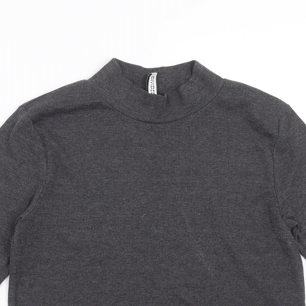 Divided by H&M Womens Grey   Basic T-Shirt Size M