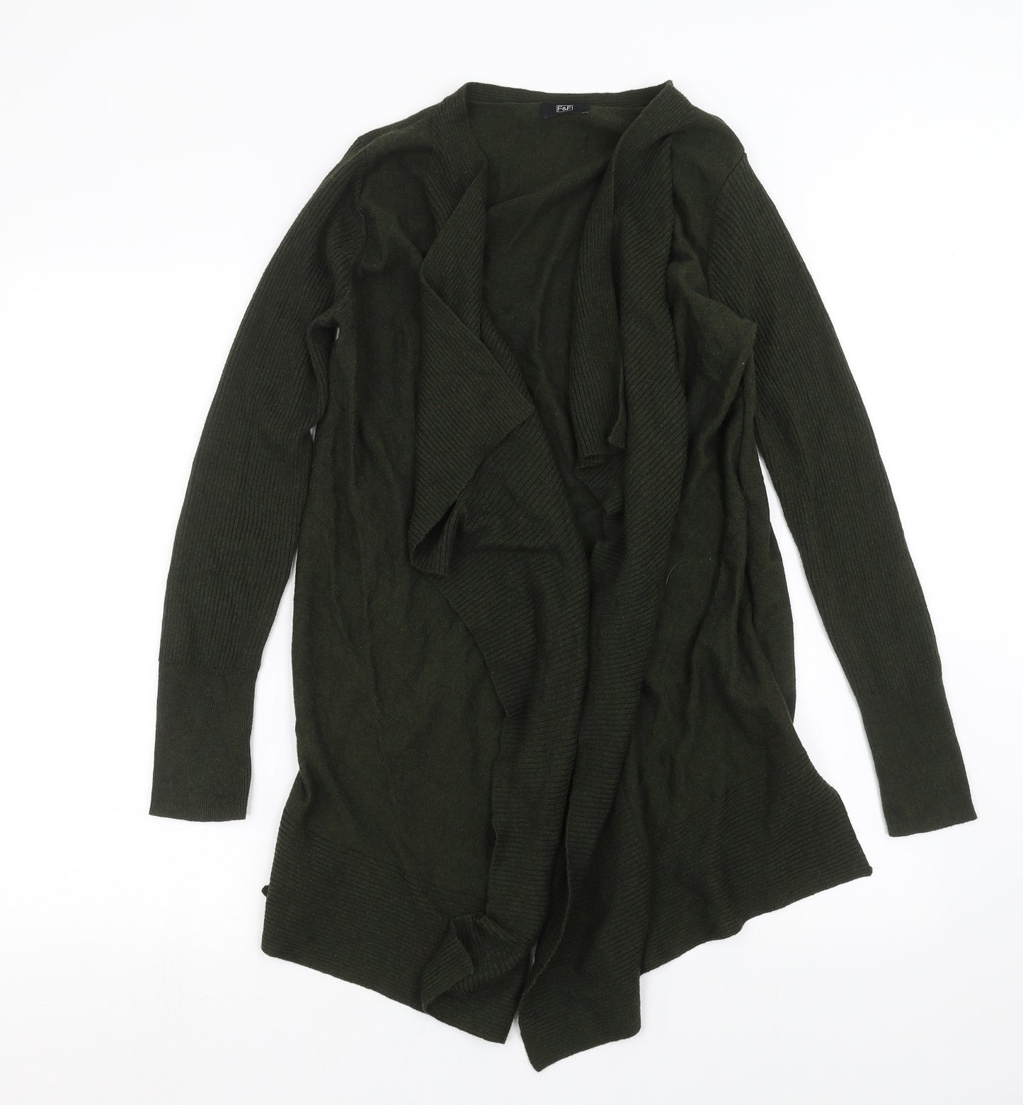 F&F Womens Green   Cardigan Jumper Size 12