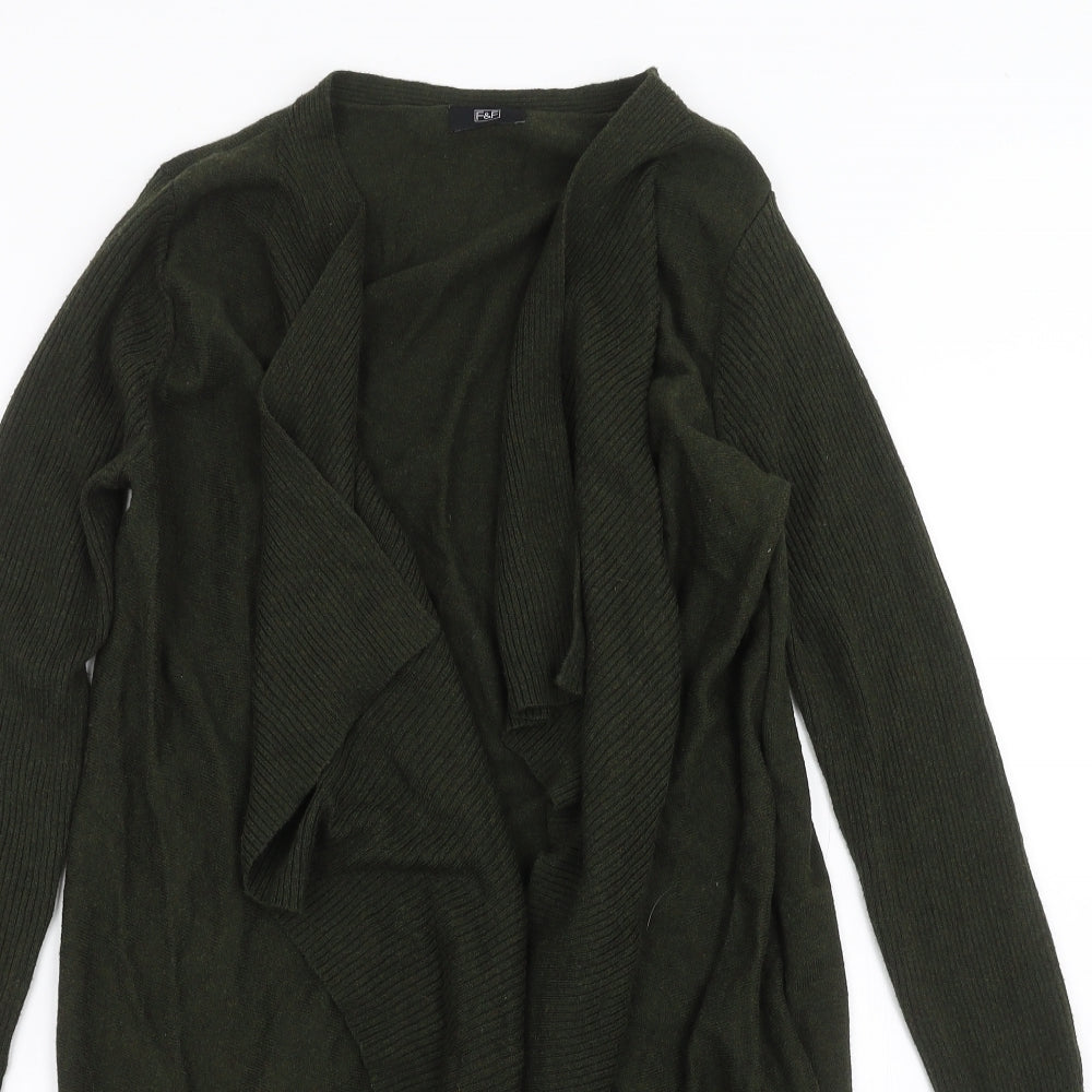 F&F Womens Green   Cardigan Jumper Size 12