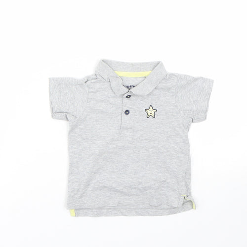 Lupilu Baby Grey   Pullover T-Shirt Size 9-12 Months