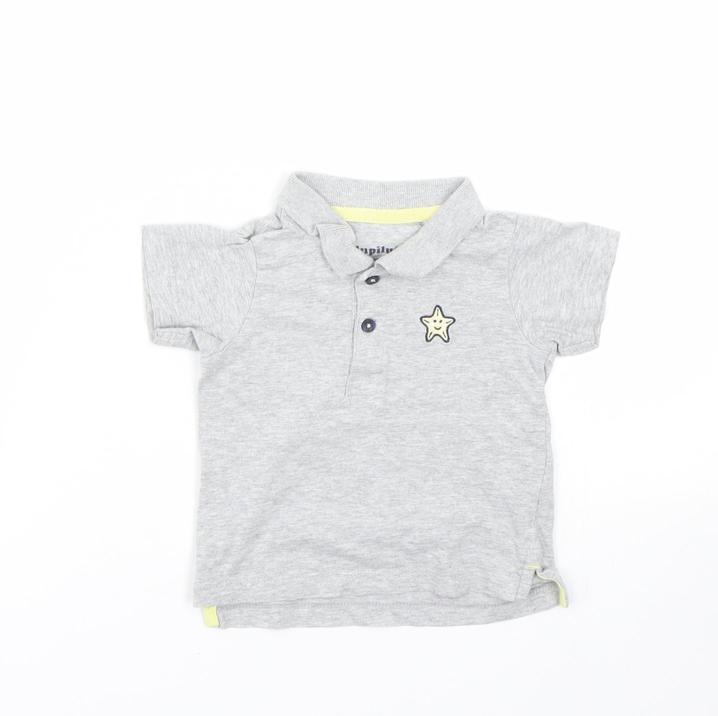 Lupilu Baby Grey   Pullover T-Shirt Size 9-12 Months