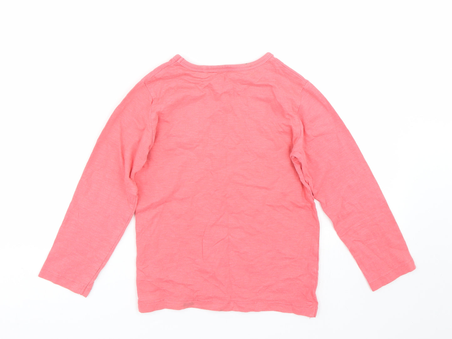 NEXT Girls Red   Basic T-Shirt Size 5-6 Years