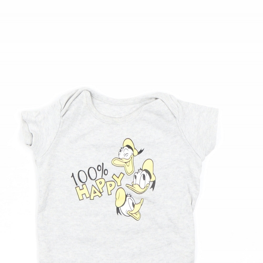 Disney Baby Grey   Babygrow One-Piece Size 3-6 Months  - Disney