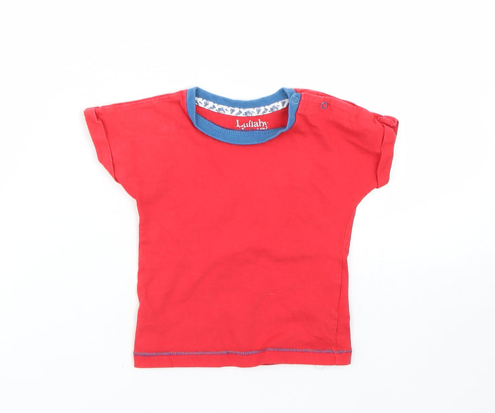Lulaby Baby Red   Basic T-Shirt Size 6-9 Months
