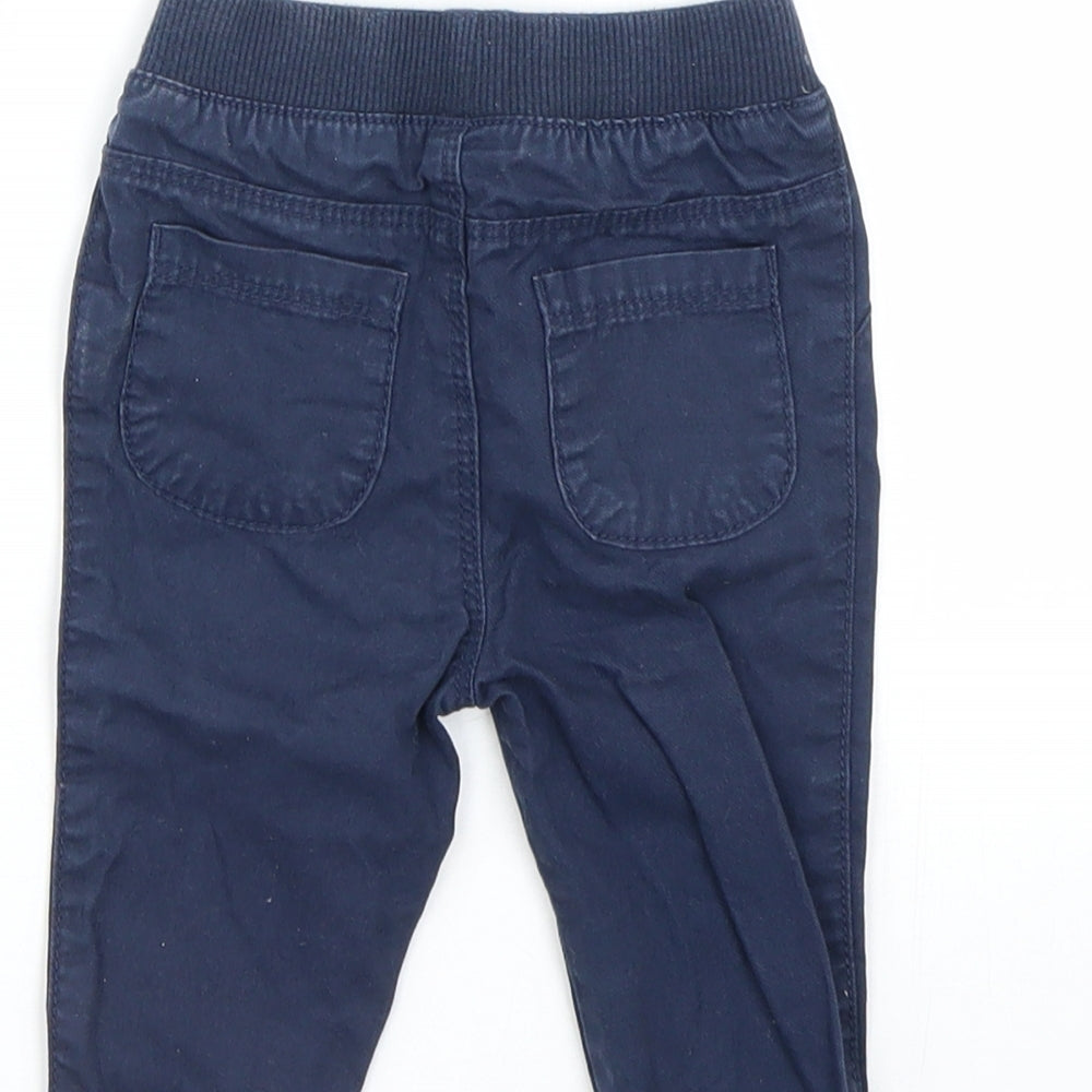 Matalan Boys Blue   Cargo Trousers Size 3-6 Months