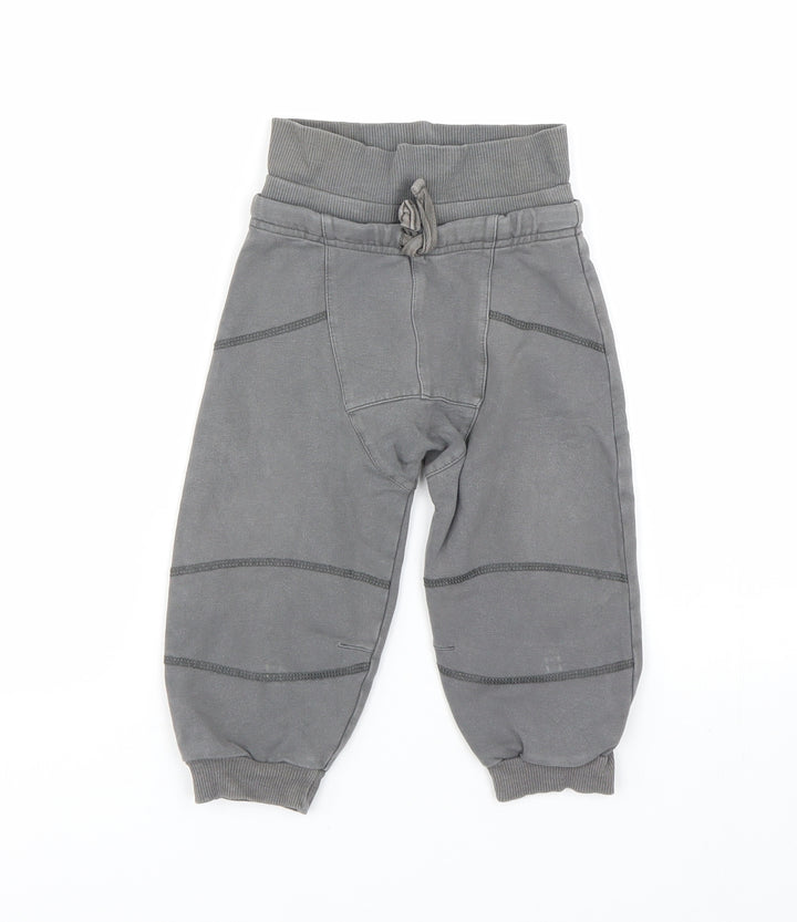 NEXT Boys Grey Sweatpants Trousers Size 9-12 Months