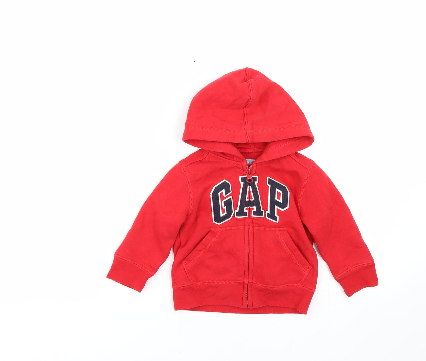 Gap Baby Red   Full Zip Jumper Size 12-18 Months