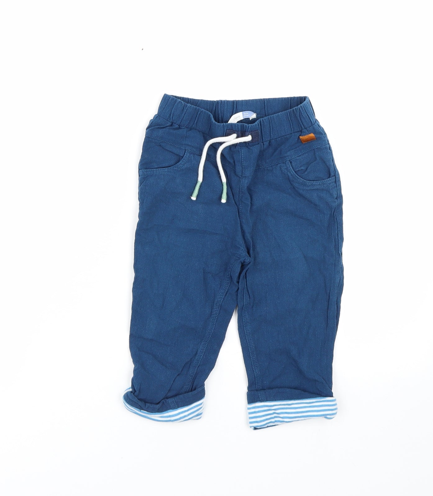 John Lewis Boys Blue   Sweatpants Trousers Size 18-24 Months