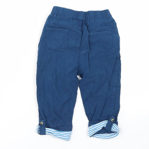 John Lewis Boys Blue   Sweatpants Trousers Size 18-24 Months