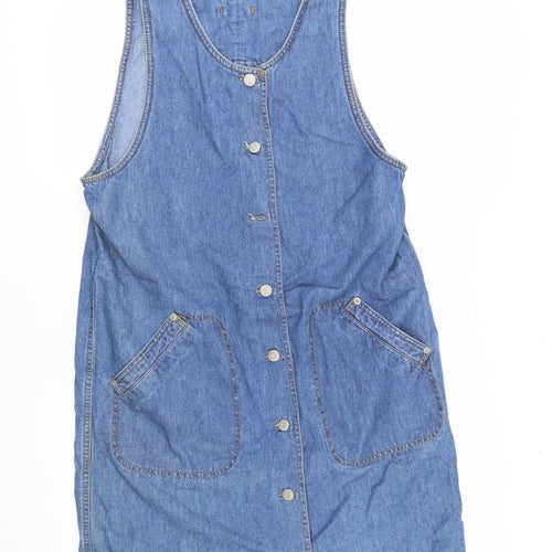 TapeMeasure Womens Blue   Tank Dress  Size M