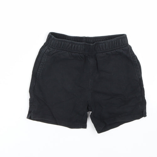 NEXT Boys Black   Sweat Shorts Size 6 Years