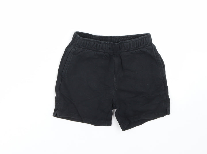 NEXT Boys Black Sweat Shorts Size 6 Years