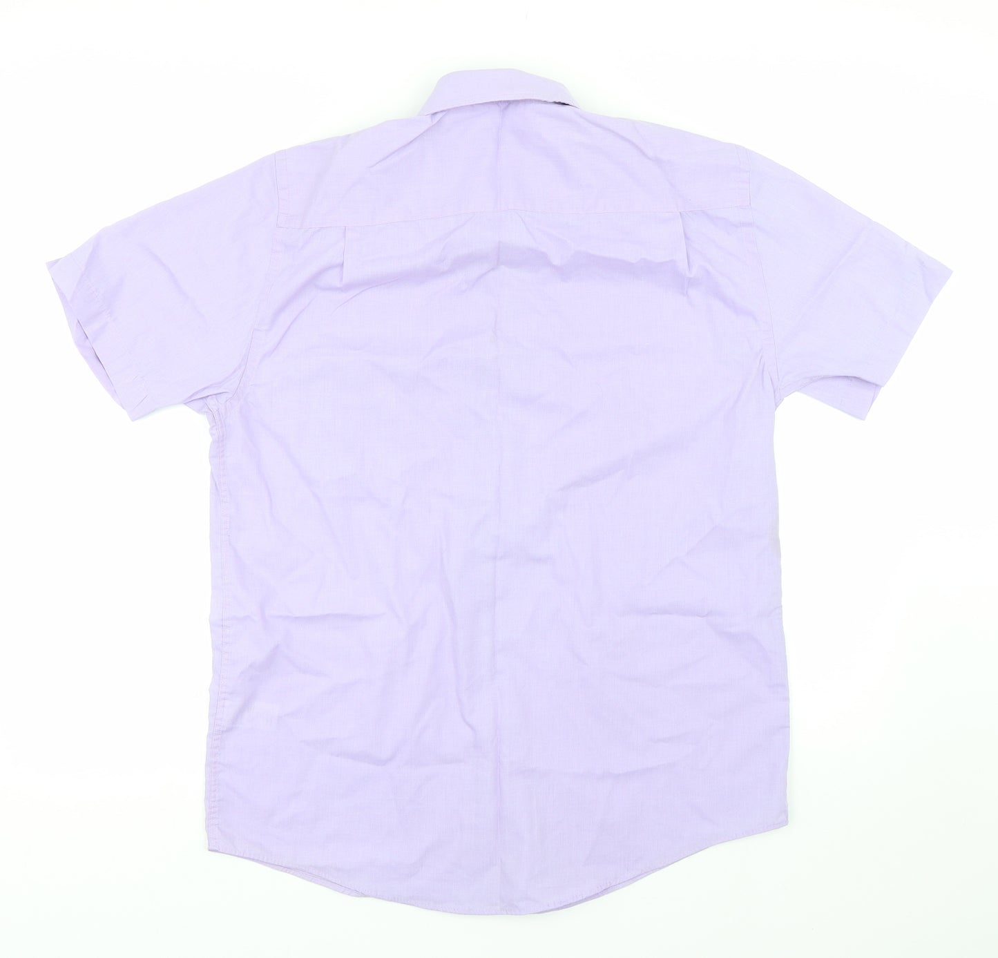 George Mens Purple    Dress Shirt Size 15