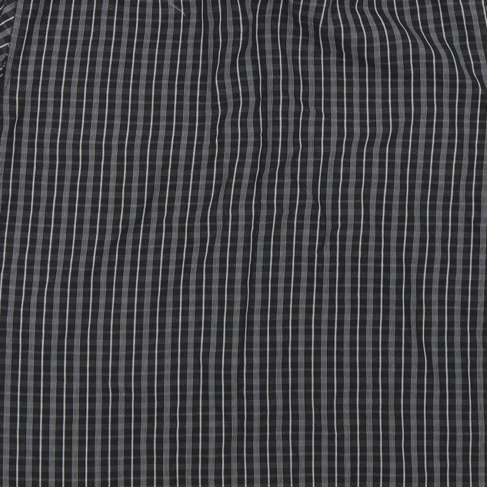F&F Mens Black Striped   Button-Up Size L