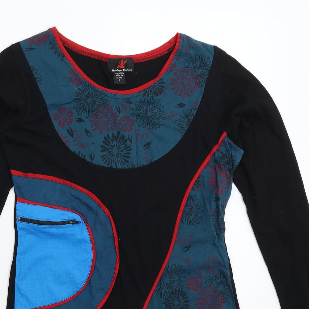 Himalayan Boutique Womens Multicoloured Floral  Mini  Size S
