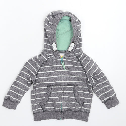 TU Baby Grey Striped  Jacket  Size 9-12 Months