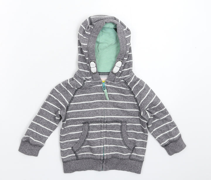 TU Baby Grey Striped Jacket Size 9-12 Months