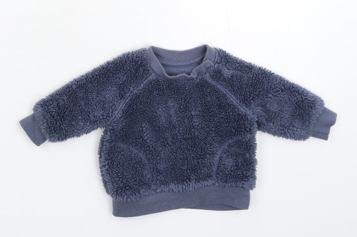 Nutmeg Boys Blue Pullover Jumper Size 0-3 Months