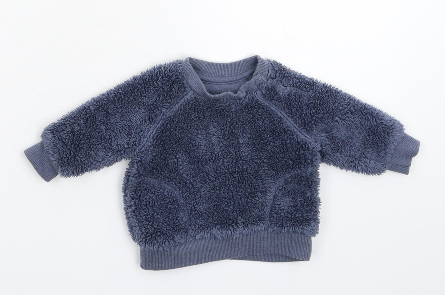 Nutmeg Boys Blue   Pullover Jumper Size 0-3 Months