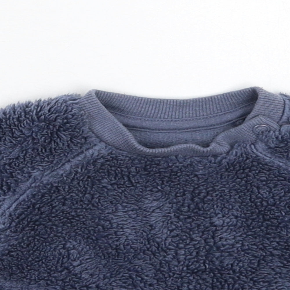 Nutmeg Boys Blue   Pullover Jumper Size 0-3 Months