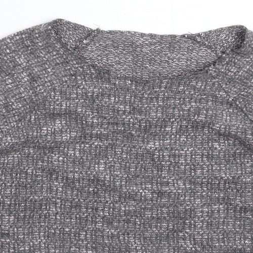 Jainco Girls Grey  Knit Pullover Jumper Size 9-10 Years