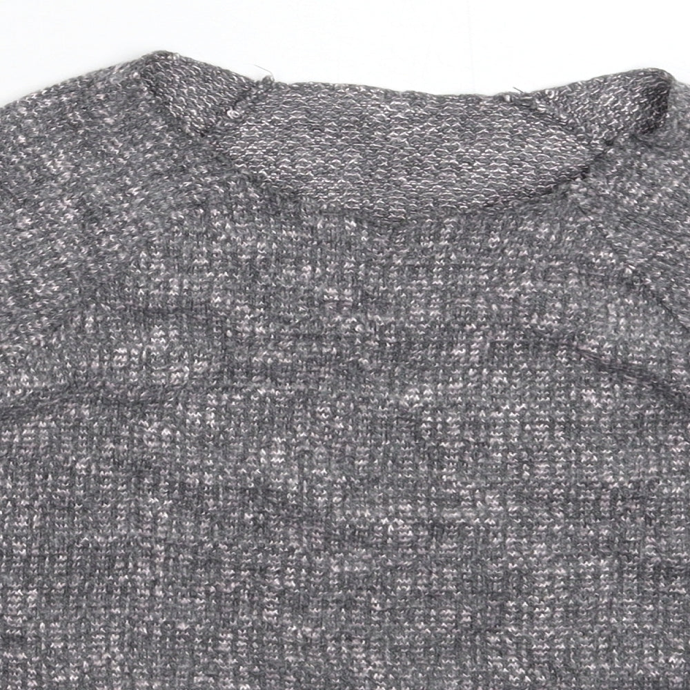 Jainco Girls Grey  Knit Pullover Jumper Size 9-10 Years